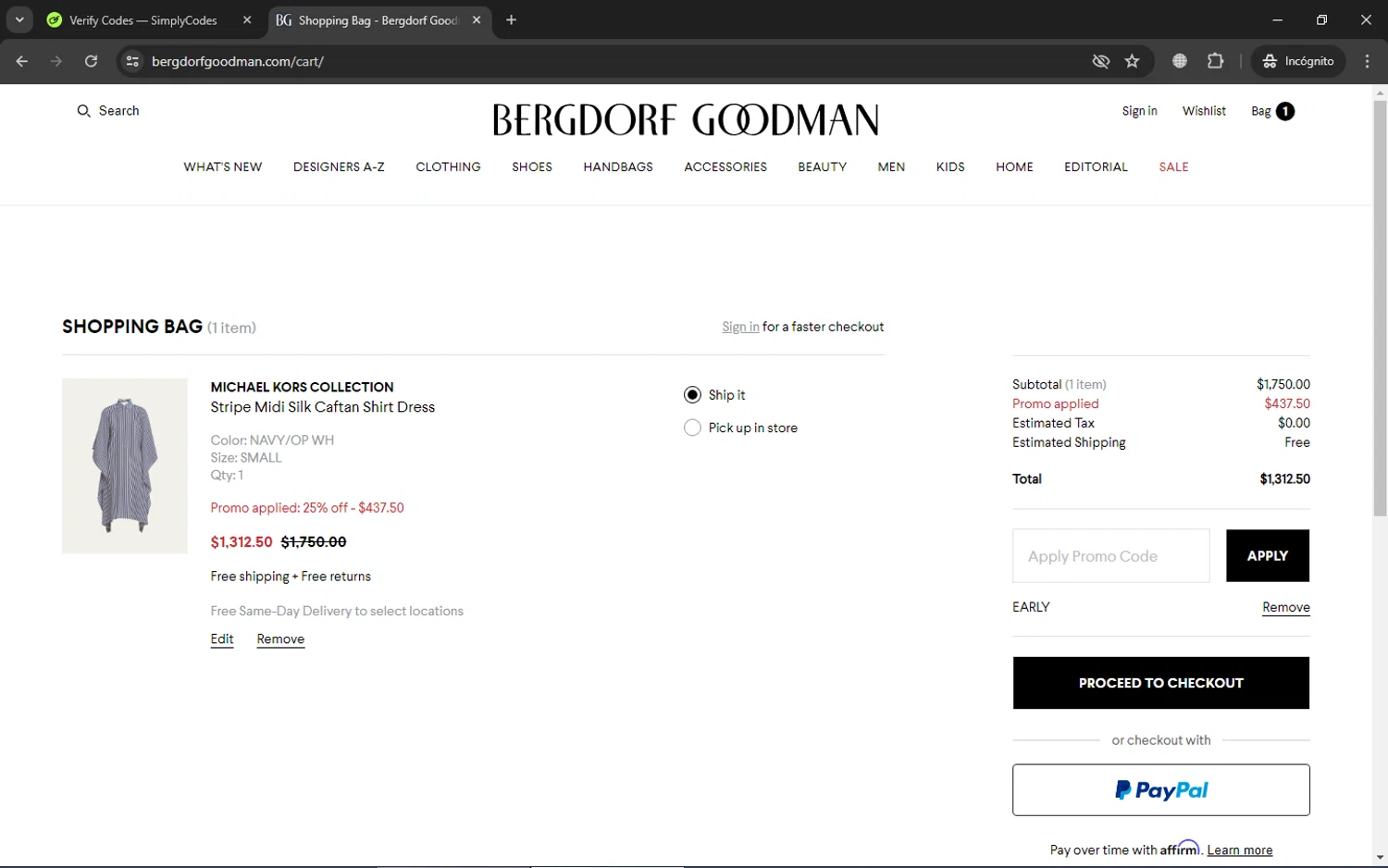 Bergdorf Goodman Promo Codes 1500 Off November 2024