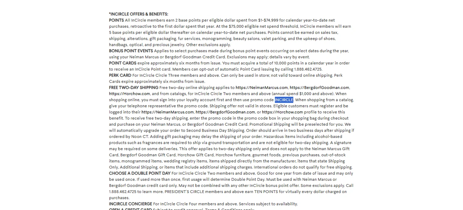 Bergdorf Goodman promo code screenshot showing code INCIRCLE applied at Bergdorf Goodman checkout page. Uploaded by SimplyCodes community member bettercallkim on Aug 22, 2025