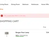 SNO coupon verification screenshot