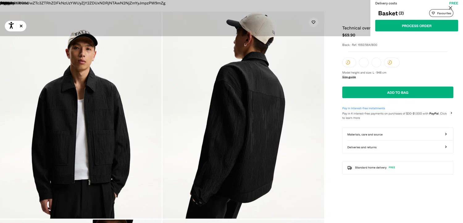 Bershka promo code screenshot showing code CYBER10 applied at Bershka checkout page. Uploaded by SimplyCodes community member PrimeSentinel4675 on Feb 19, 2025