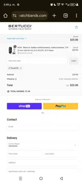 Bertucci Watches coupon verification screenshot