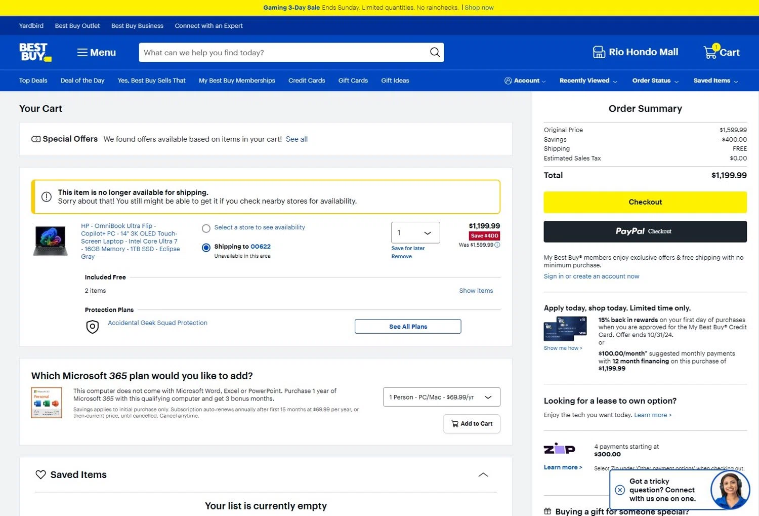 where to use Best Buy promo code box