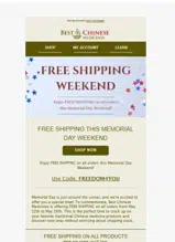 FREEDOM4YOU coupon verification screenshot