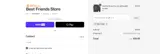 Best Friends Store coupon verification screenshot