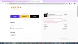 Bestia Dog Gear coupon verification screenshot