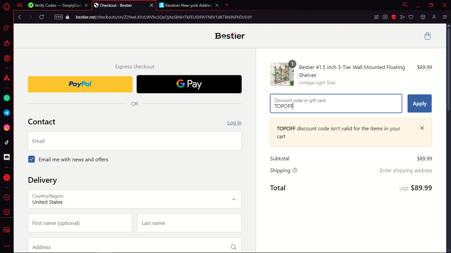 how to use Bestier coupons