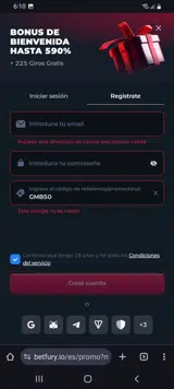 BetFury coupon verification screenshot