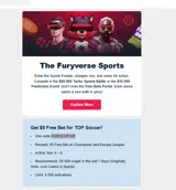 BetFury coupon verification screenshot