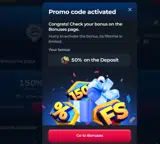 BetFury coupon verification screenshot