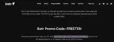 FREETEN coupon verification screenshot
