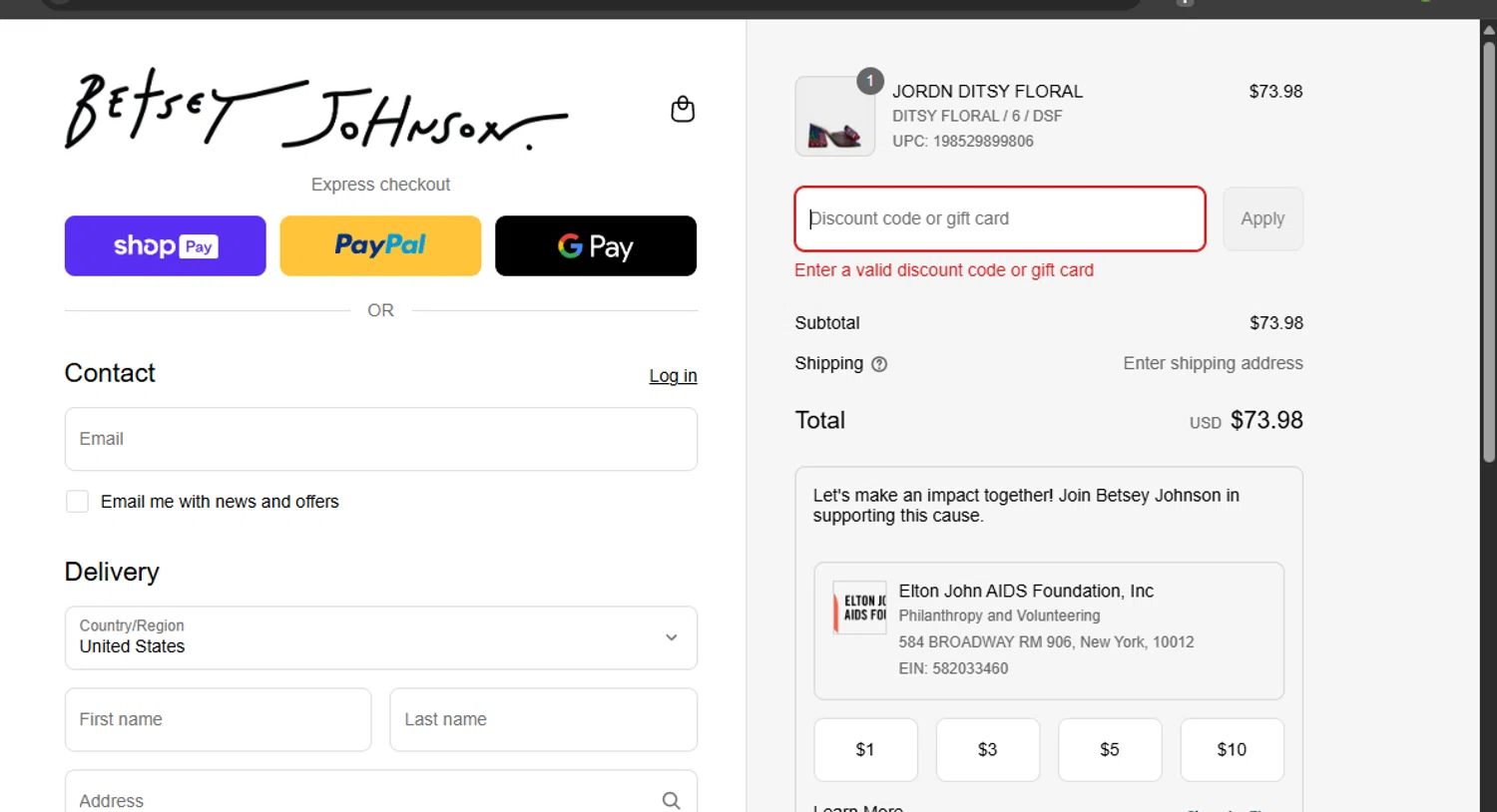 Betsey Johnson coupon code screenshot showing code extra30 applied at Betsey Johnson checkout page. Uploaded by SimplyCodes community member Dejadepicharme on Aug 23, 2025