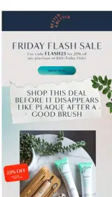 FLASH25 coupon verification screenshot
