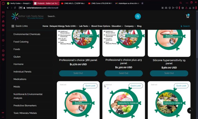 Better Lab Tests Now checkout page showing Better Lab Tests Now promo code box | Screenshot taken by SimplyCodes community member on Dec 10, 2024
