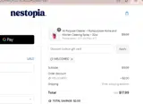 WELCOME10 coupon verification screenshot
