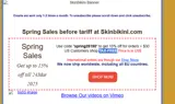 TAX-FREE coupon verification screenshot