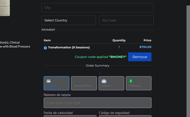 Better U checkout page showing Better U promo code box | Screenshot taken by SimplyCodes community member on Jul 14, 2025