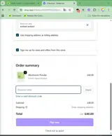 SAVE20 coupon verification screenshot