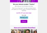 NISD20 coupon verification screenshot