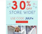 JULY4 coupon verification screenshot