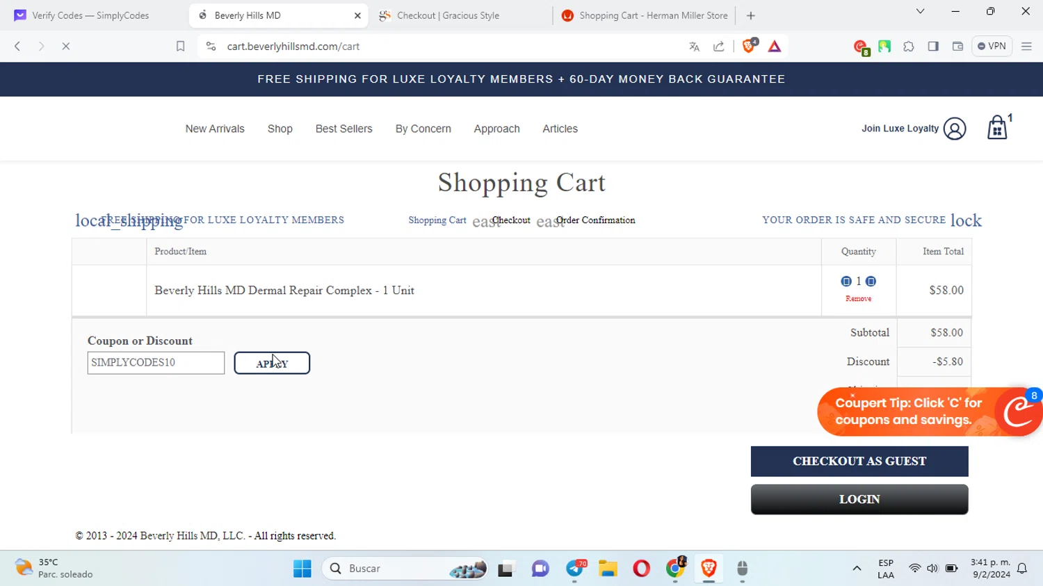 how to use Beverly Hills MD coupons