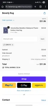 ZUKU10 coupon verification screenshot