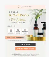 Be Well Company coupon verification screenshot