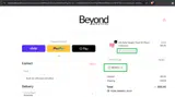 BeyondBeautiful coupon verification screenshot