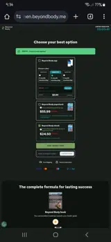 BeyondBody.me coupon verification screenshot