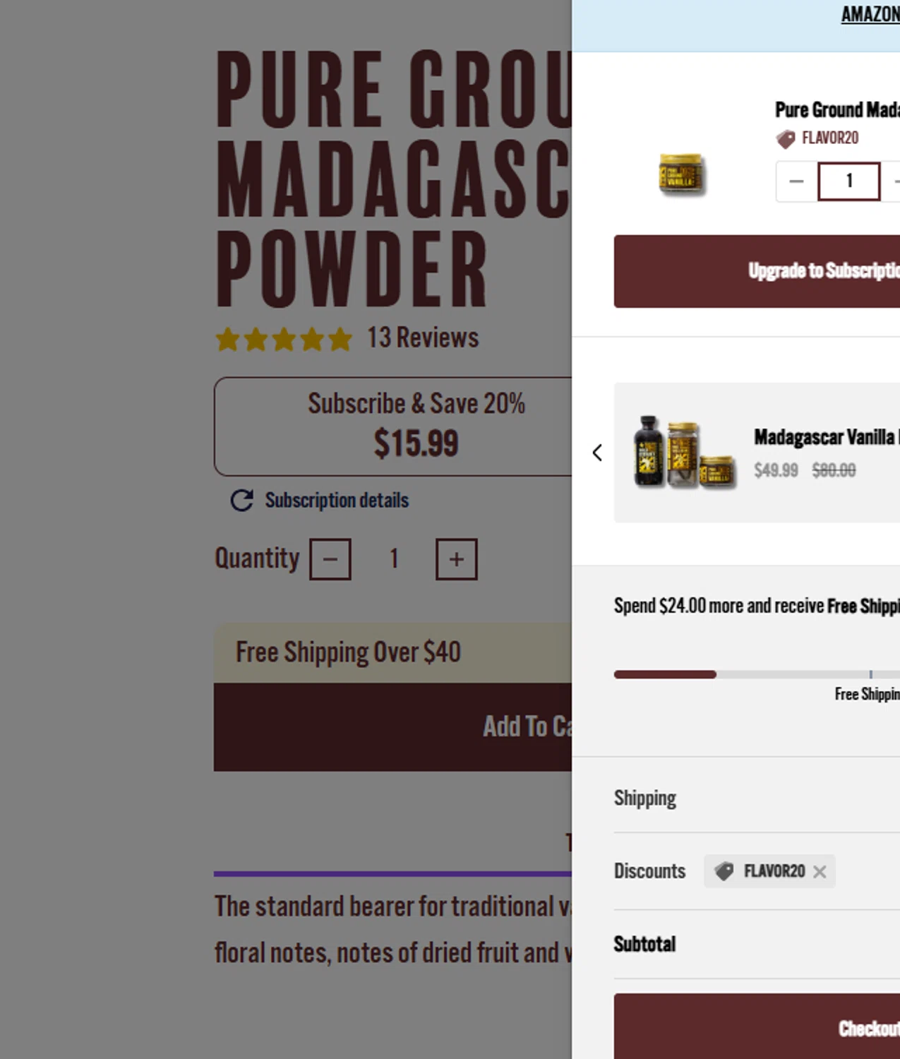 Beyond Good promo code screenshot showing code flavor20 applied at Beyond Good checkout page. Uploaded by SimplyCodes community member VayneChambeadora on Jul 21, 2025