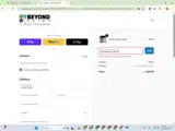 BEYONDWELCOME20 coupon verification screenshot