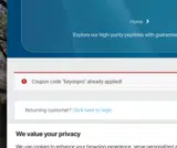 beyonpro coupon verification screenshot