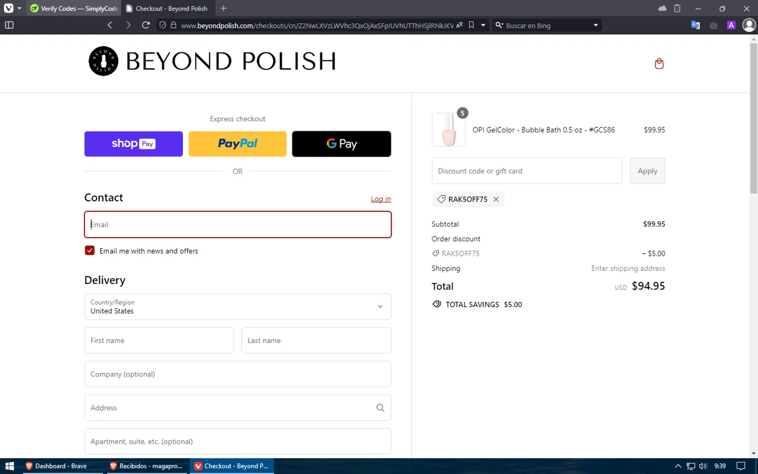 Beyond Polish Promo Codes 5 Off July 2024
