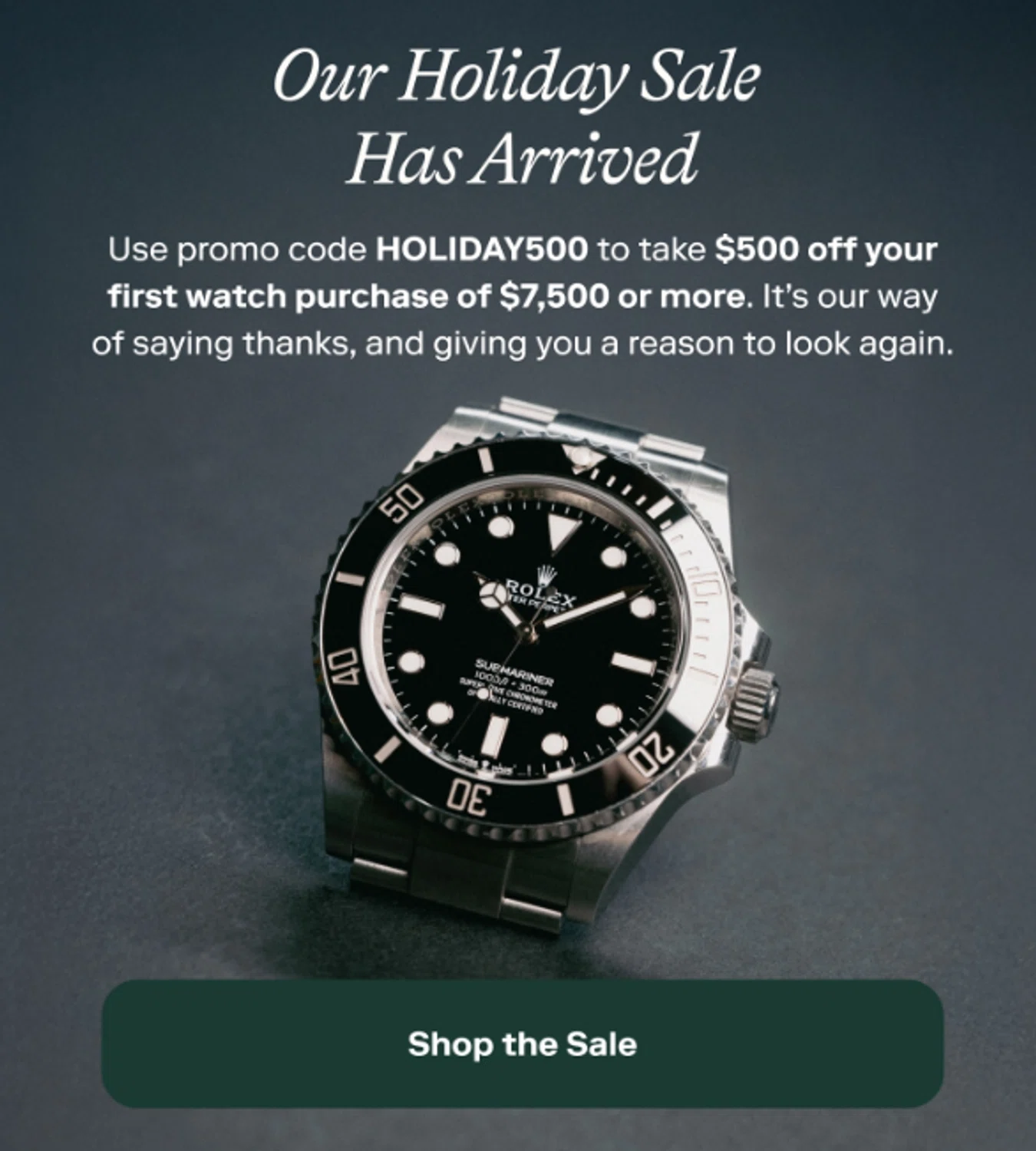 Bezel Watch promo code screenshot showing code holiday500 applied at Bezel Watch checkout page. Uploaded by SimplyCodes community member onepiece2026 on Nov 24, 2025