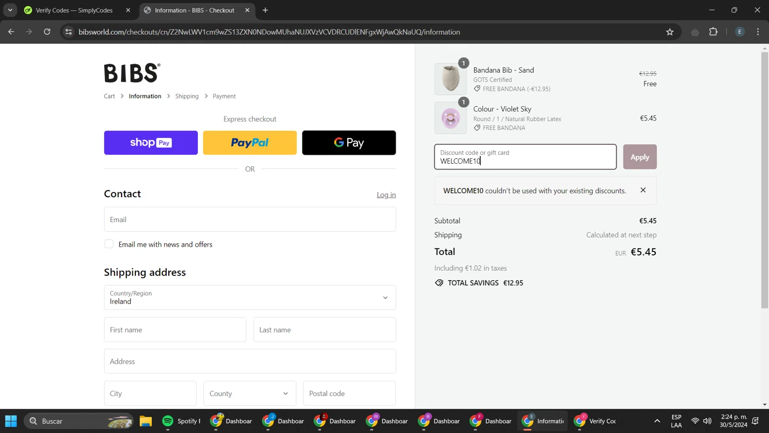 BIBS Promo Codes 10 Off July 2024