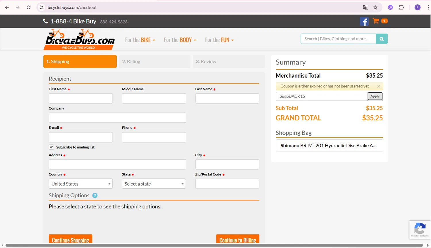 BicycleBuys.com promo code screenshot showing code SugoiJACK15 applied at BicycleBuys.com checkout page. Uploaded by SimplyCodes community member Richard2 on Dec 6, 2025