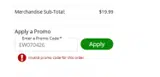 Big 5 Sporting Goods coupon verification screenshot