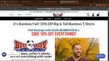 Big Boy Bamboo coupon verification screenshot