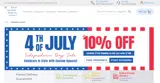 FREEDOM10 coupon verification screenshot