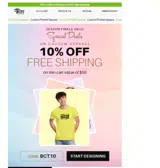 BCT10 coupon verification screenshot