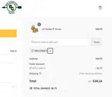WELCOME15 coupon verification screenshot