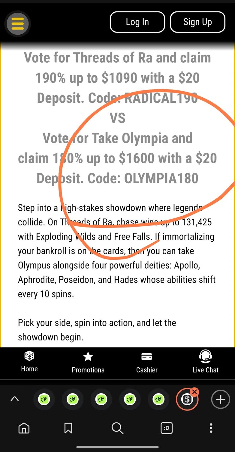 Big Dollar promo code screenshot showing code OLYMPIA180 applied at Big Dollar checkout page. Uploaded by SimplyCodes community member Dejadepicharme on Feb 25, 2026