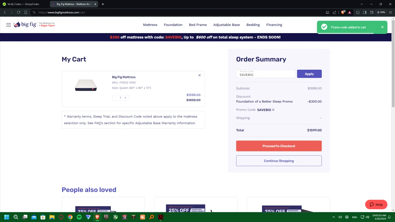 Big Fig Mattress Promo Codes 450 Off September 2024