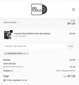 KEEPINGITVINYL15 coupon verification screenshot