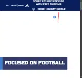 HOLIDAYHUDDLE coupon verification screenshot