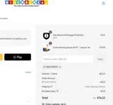 WELCOME10 coupon verification screenshot