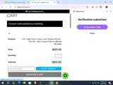 biglasers5 coupon verification screenshot