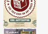 HAPPYSHIPPING coupon verification screenshot