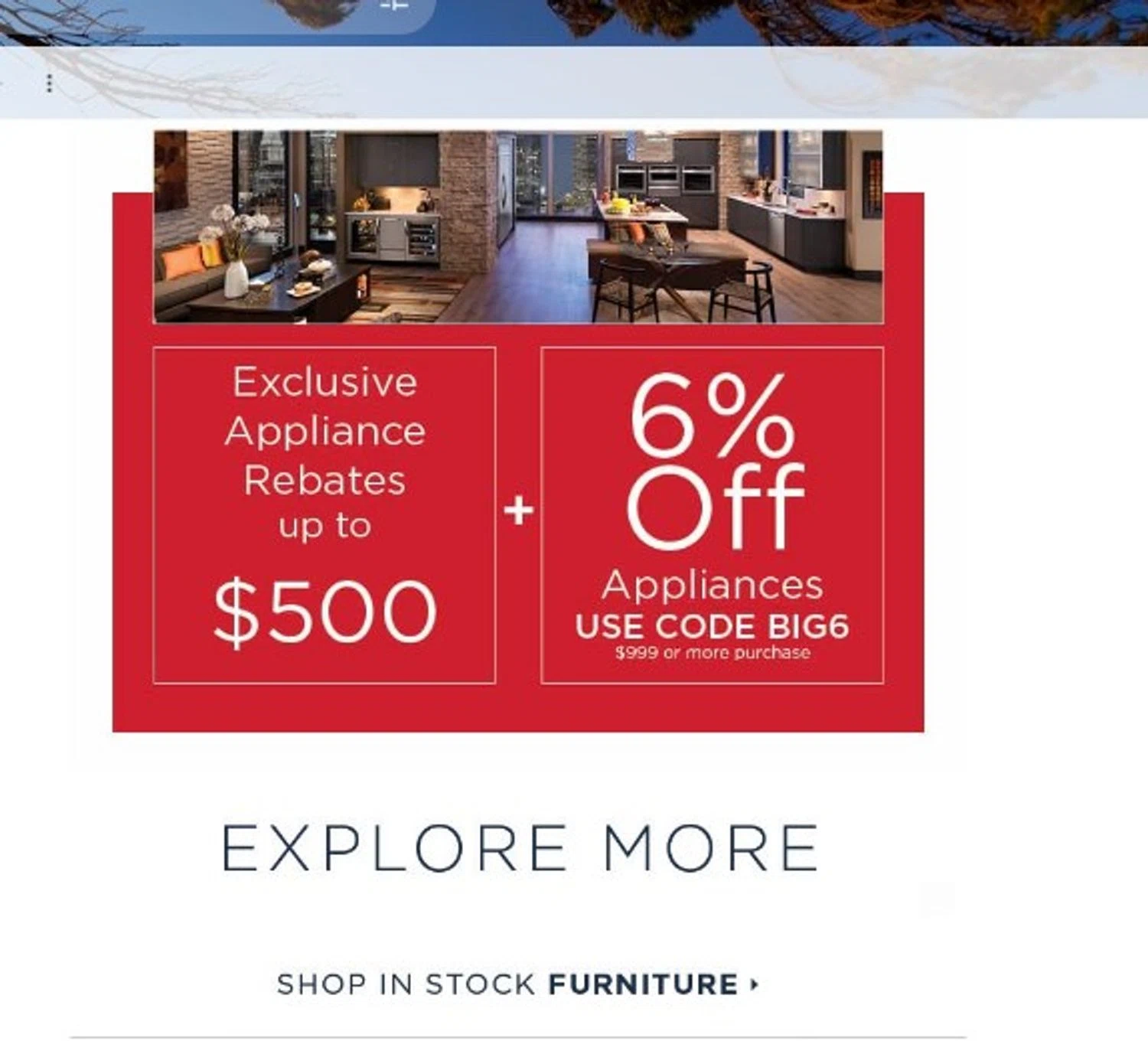 Big Sandy Superstore promo code screenshot showing code big6 applied at Big Sandy Superstore checkout page. Uploaded by SimplyCodes community member yennifergonzalez on Jun 21, 2025