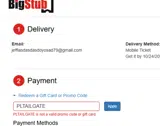 PLTAILGATE coupon verification screenshot