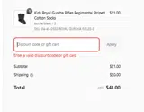 LOVE coupon verification screenshot